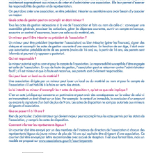 S'engager dans la vie associative avant 18 ans c'est possible ! 