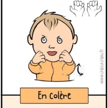 Petit mot pour les émotions : En colère