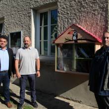 Inauguration des Boîtes à livres