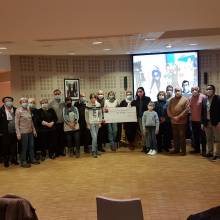 Remise de chèque du Téléthon 2021
