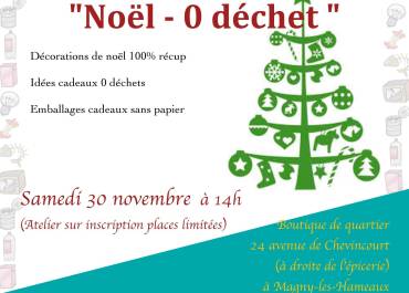Atelier Noël - 0 déchet