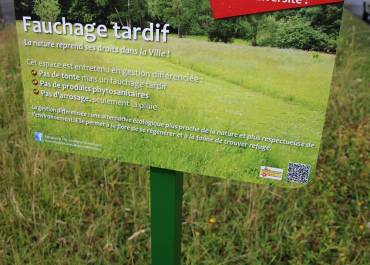 Panneau Fauchage tardif
