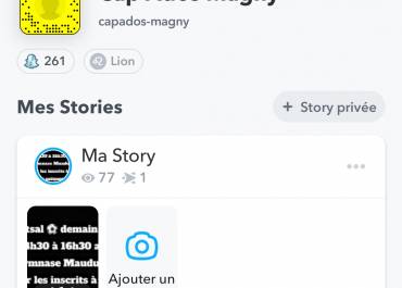 Snapchat Service jeunesse de Magny-les-Hameaux